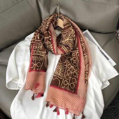 36 σχέδια Floral print Voile Φούντα σάλι βισκόζης Κασκόλ Μαλακό λεπτό περιτύλιγμα Pashmina Headband Bufandas Muslim Hijab Sjaal 180*90cm