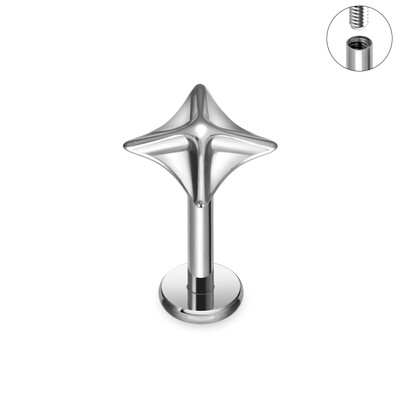 G23 Titanium Labret Lip Nazal Nail Stud cercei pentru femei ASTM F136 Piercing Body Jewelr 16G Cercei Tragus Cartilage