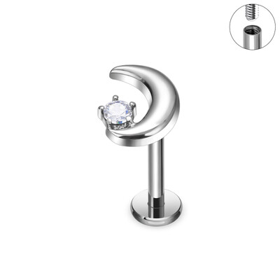 G23 Titanium Labret Lip Nazal Nail Stud cercei pentru femei ASTM F136 Piercing Body Jewelr 16G Cercei Tragus Cartilage