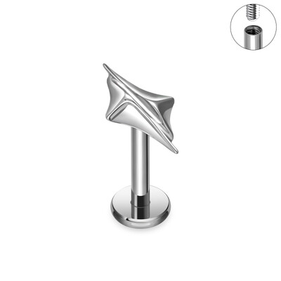 G23 Titanium Labret Lip Nazal Nail Stud cercei pentru femei ASTM F136 Piercing Body Jewelr 16G Cercei Tragus Cartilage