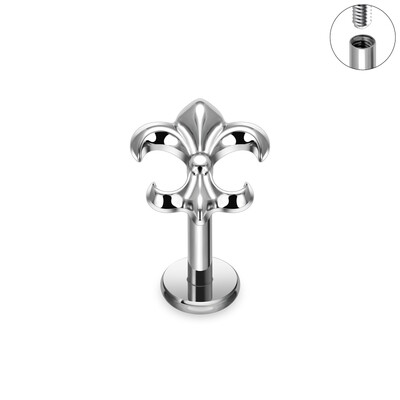 G23 Titanium Labret Lip Nazal Nail Stud cercei pentru femei ASTM F136 Piercing Body Jewelr 16G Cercei Tragus Cartilage