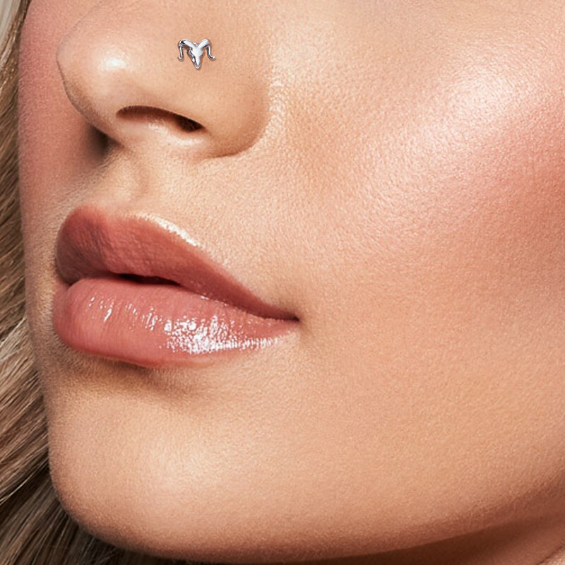 G23 Titanium Labret Lip Nazal Nail Stud cercei pentru femei ASTM F136 Piercing Body Jewelr 16G Cercei Tragus Cartilage