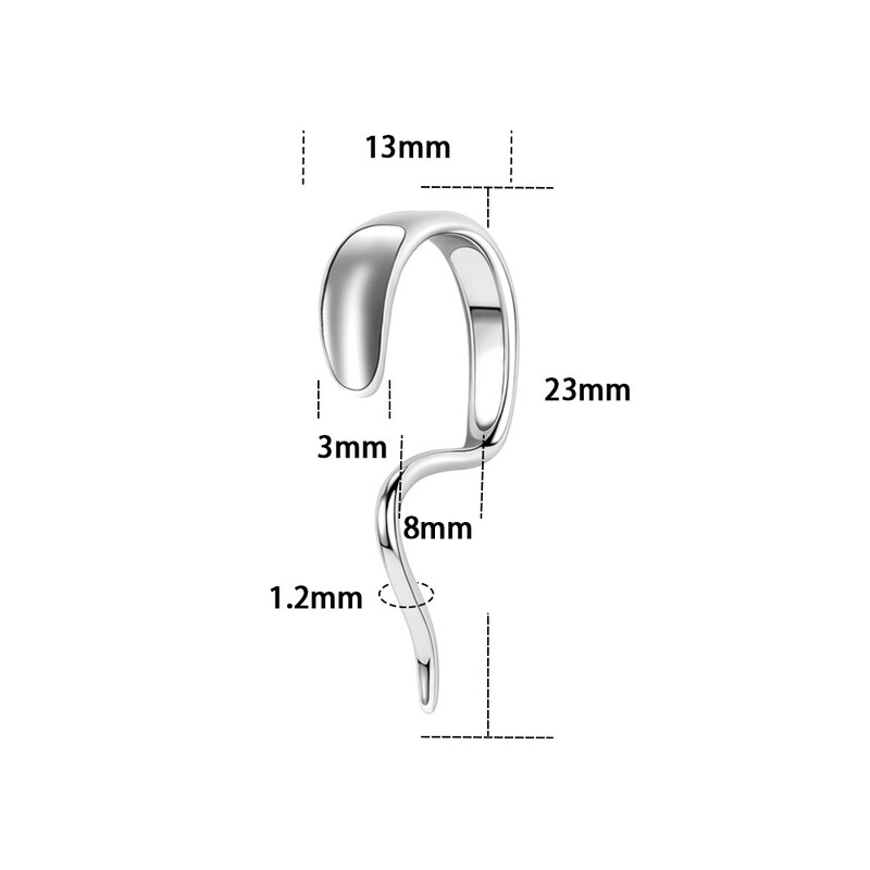 F136 Inel pentru buze din titan Inel pentru buză fără orificii Inel pentru buza inferioară unic Bijuterii pentru piercing pentru corp