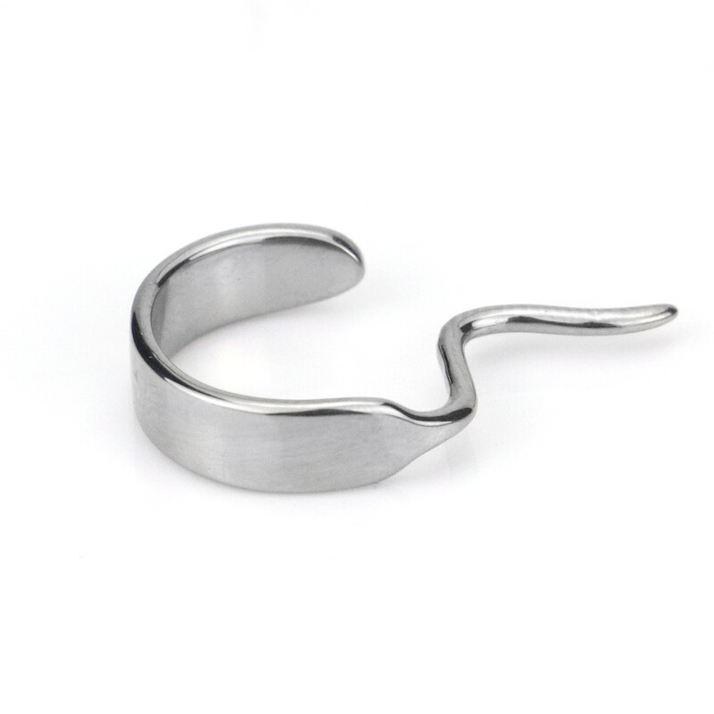 F136 Inel pentru buze din titan Inel pentru buză fără orificii Inel pentru buza inferioară unic Bijuterii pentru piercing pentru corp