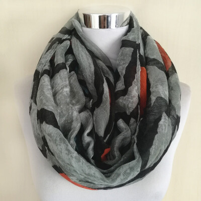 Νέα μόδα Γεωμετρική στάμπα Viscose Shawl γυναικεία εσάρπα άπειρο Lady print Μαλακό σιγαστήρα Hijab Sjaal Foulards Μουσουλμανικά κασκόλ Snood