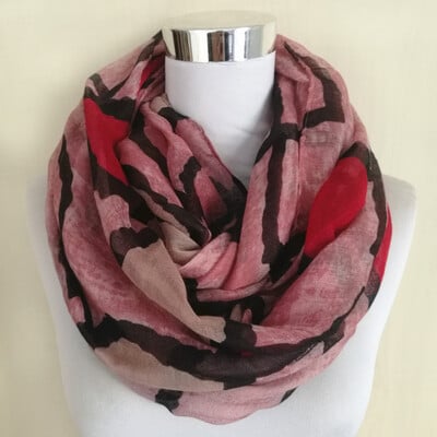 Νέα μόδα Γεωμετρική στάμπα Viscose Shawl γυναικεία εσάρπα άπειρο Lady print Μαλακό σιγαστήρα Hijab Sjaal Foulards Μουσουλμανικά κασκόλ Snood