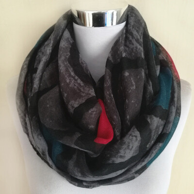 Νέα μόδα Γεωμετρική στάμπα Viscose Shawl γυναικεία εσάρπα άπειρο Lady print Μαλακό σιγαστήρα Hijab Sjaal Foulards Μουσουλμανικά κασκόλ Snood