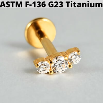1ks G23 titánové motýľové krúžky na pery s vnútorným závitom, krížové hadie ucho, chrupavka, tragus, špirála, náušnice, piercing do laloku, šperky