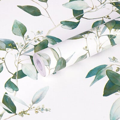 Tapet cu flori de coajă și lipire, gri, cu flori, rulou autoadeziv, impermeabil, detașabil, hârtie de contact, mobilier, masă, renovare, decor