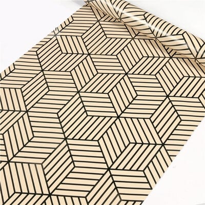 Tapeta so zlatými pruhmi, dekorácia domu, samolepiaca tapeta, renovácia nábytku, vodeodolná, geometrická samolepka