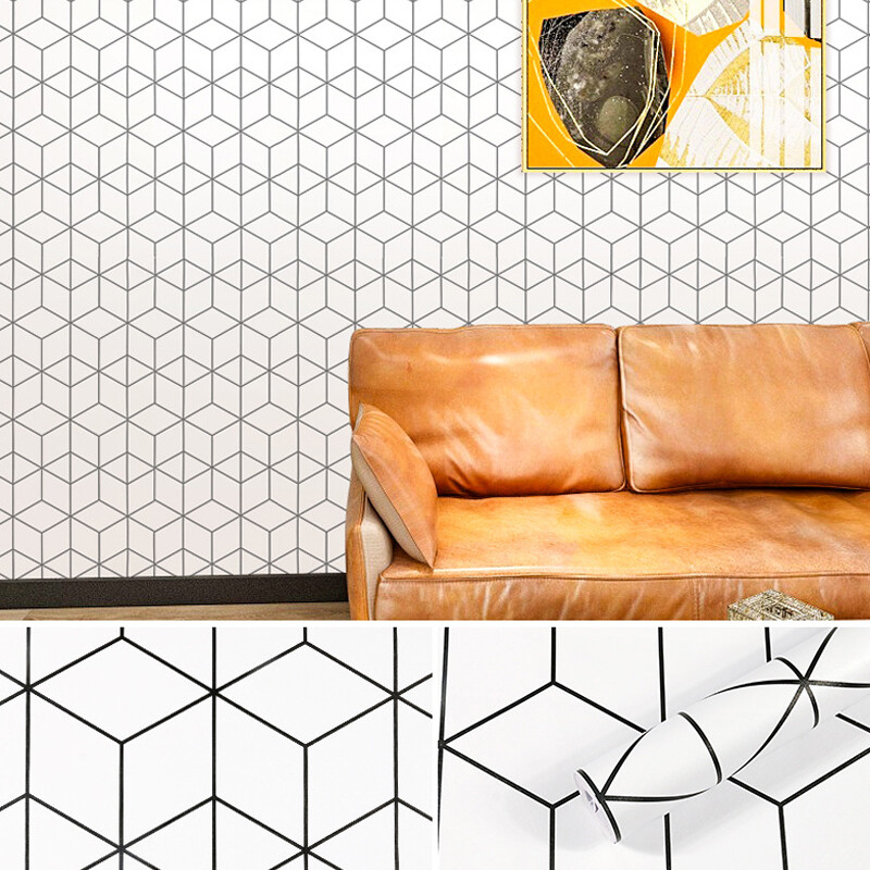 Tapeta so zlatými pruhmi, dekorácia domu, samolepiaca tapeta, renovácia nábytku, vodeodolná, geometrická samolepka