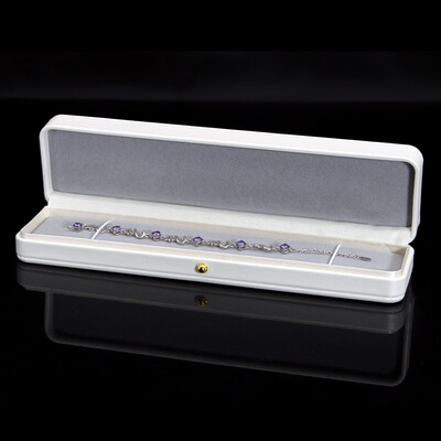 Prilagođeni logotip, kvalitetan kožni nakit, kutija za poklon, privjesak, ogrlica, narukvica, naušnica, kutije za prstenje