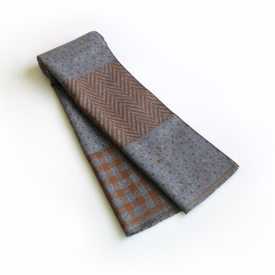 2024 Egyedi dizájn Kockás Kétoldalas Kasmír Sál Kendő Téli Férfi Luxus Márka Puha Meleg Sima Bandana Sálak Poncsók Pakolás