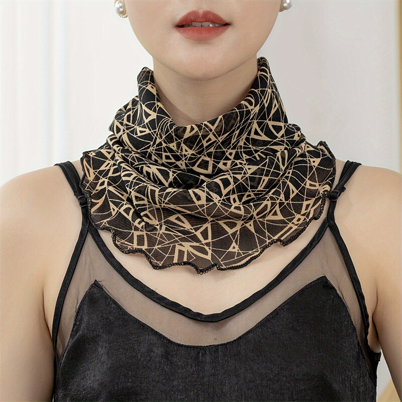 Túrázás Női Arc Sálak Horgász Nyak Sál Férfi Háromszög alakú Sál Arc Takaró Fátyol Jég Selyem Maszk 2024