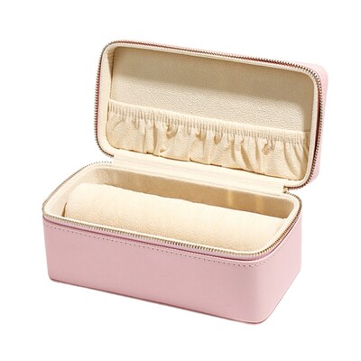 Sofisticirana dvoslojna kućna kutija za pohranu nakita Čuvar pribora PU kožna torbica na zaključavanje za asortiman kućanstva
