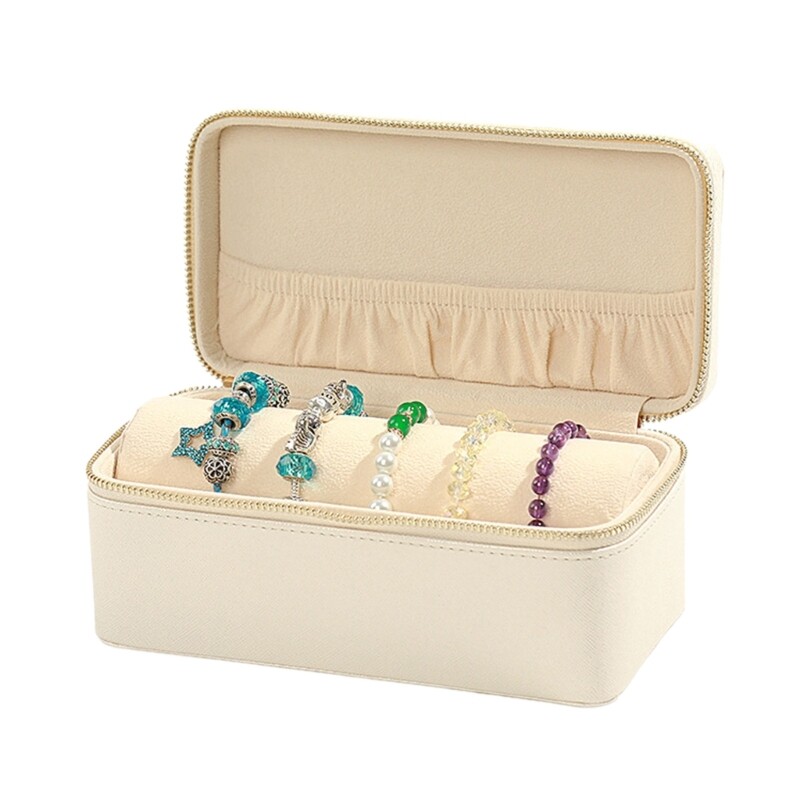 Sofisticirana dvoslojna kućna kutija za pohranu nakita Čuvar pribora PU kožna torbica na zaključavanje za asortiman kućanstva