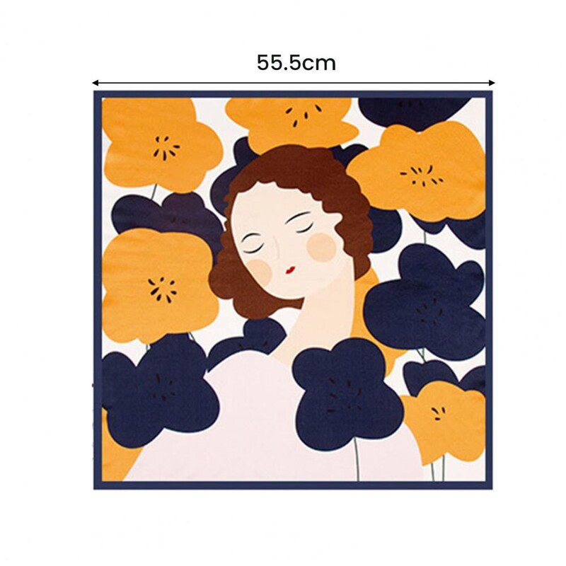 Šilko kaklaskarės moterims Minkšta kvėpuojanti kaklo apykaklė su spalvingu raštu Perfect lengvas šilko skara Moteriški kaklaraištis maišeliai