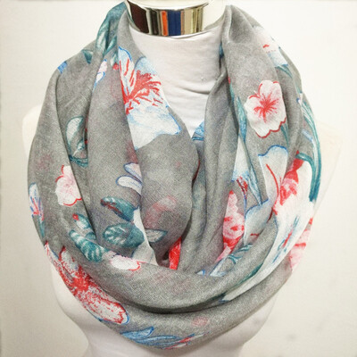 Eșarfă cerc fierbinte femeie eșarfă caldă floare de marcă de lux batistă clădire frumoasă Esarfă infinită moda femei eșarfe