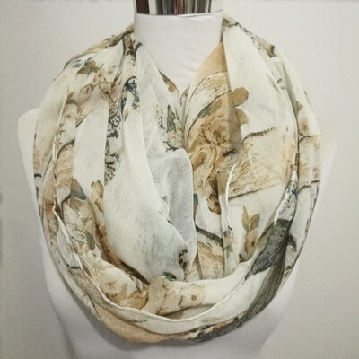 Eșarfă cerc fierbinte femeie eșarfă caldă floare de marcă de lux batistă clădire frumoasă Esarfă infinită moda femei eșarfe