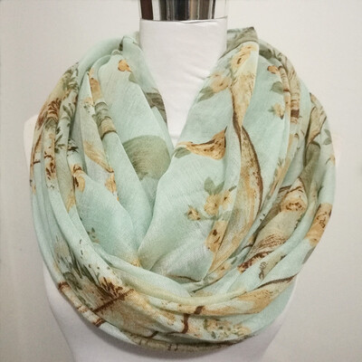 Eșarfă cerc fierbinte femeie eșarfă caldă floare de marcă de lux batistă clădire frumoasă Esarfă infinită moda femei eșarfe