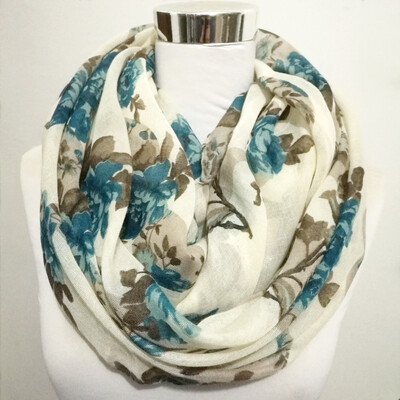 Eșarfă cerc fierbinte femeie eșarfă caldă floare de marcă de lux batistă clădire frumoasă Esarfă infinită moda femei eșarfe