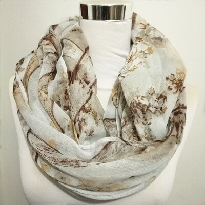 Eșarfă cerc fierbinte femeie eșarfă caldă floare de marcă de lux batistă clădire frumoasă Esarfă infinită moda femei eșarfe