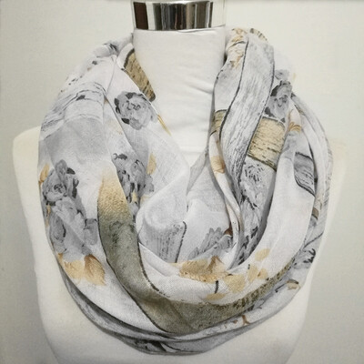 Eșarfă cerc fierbinte femeie eșarfă caldă floare de marcă de lux batistă clădire frumoasă Esarfă infinită moda femei eșarfe