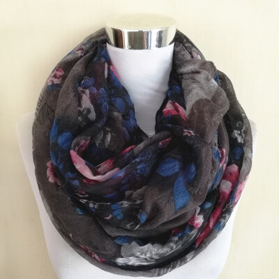 Eșarfă cerc fierbinte femeie eșarfă caldă floare de marcă de lux batistă clădire frumoasă Esarfă infinită moda femei eșarfe