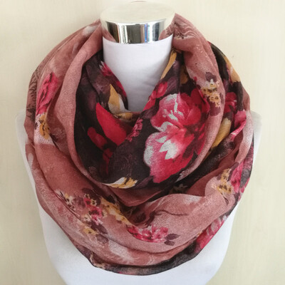 Eșarfă cerc fierbinte femeie eșarfă caldă floare de marcă de lux batistă clădire frumoasă Esarfă infinită moda femei eșarfe