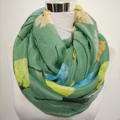 Eșarfă cerc fierbinte femeie eșarfă caldă floare de marcă de lux batistă clădire frumoasă Esarfă infinită moda femei eșarfe