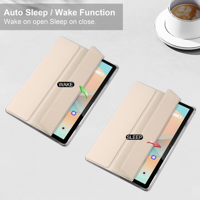 Za Blackview Tab 12 Pro 10.1" torbica za tablete, trostruko presavijeni stalak, magnetski PU kožni omot za Blackview Tab12 zaštitne futrole