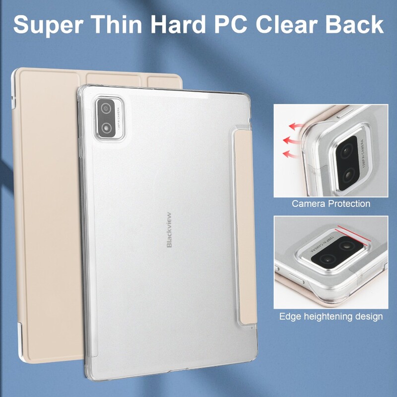 Za Blackview Tab 12 Pro 10.1" torbica za tablete, trostruko presavijeni stalak, magnetski PU kožni omot za Blackview Tab12 zaštitne futrole