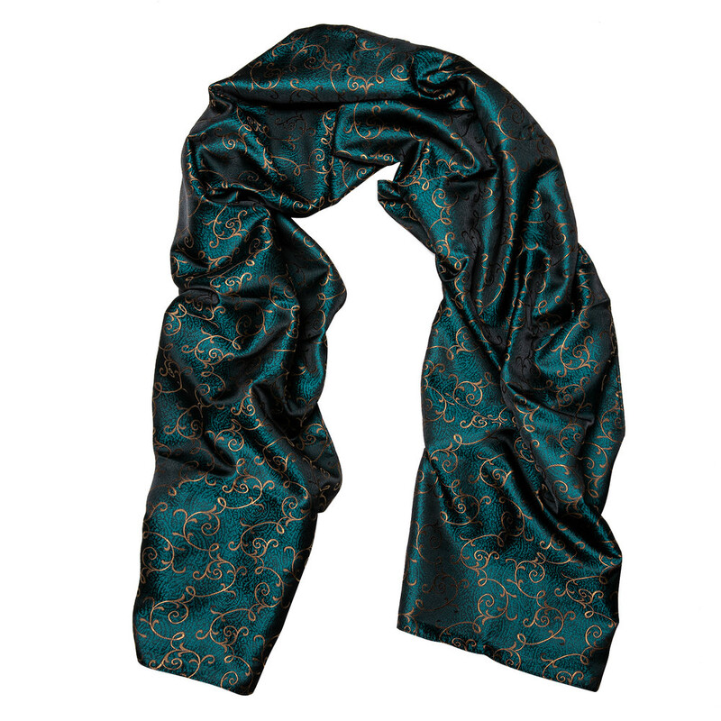 Barry.Wang šilkas vyriškas šalikas žakardo gėlėtas Paisley atsitiktinis formalus auksinis žalias raudonas mėlynas violetinis pilkas vyrų vestuvių verslo vakarėliui