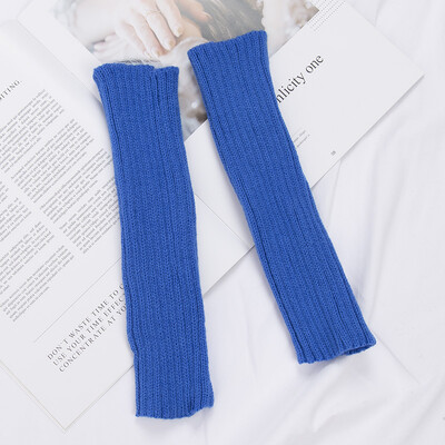 Μακριά γάντια χωρίς δάχτυλα Γυναικεία γάντια χειμερινού βραχίονα θερμότερο Kawaii πλεκτό μανίκι μαλακά ρούχα για κορίτσια Anime Πανκ γοτθικά γάντια Lolita