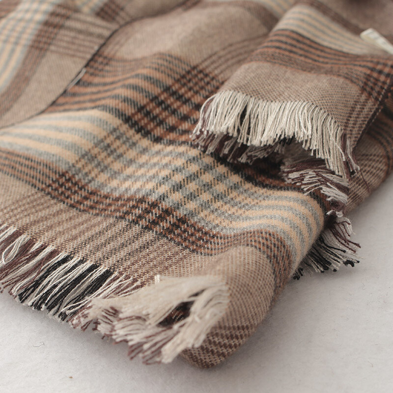 Κασκόλ 180*32 Tartan καρό κασμίρ για άντρες Φουλάρια βρετανικής επιταγής Business man 100% βισκόζη Χειμερινό απαλό ζεστό κασκόλ 2024