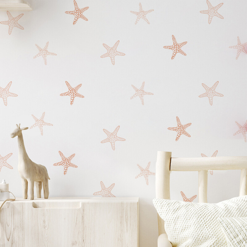 Boho rajzfilm tengeri csillag falmatricák gyerekszobákhoz babaszobák fali matricák csillagok otthoni dekorációs matricák barkácsolás