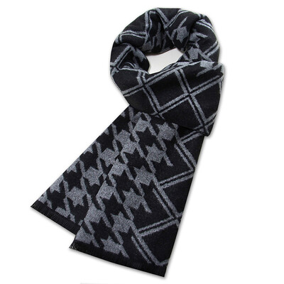 Eșarfă de iarnă cu ciucuri în carouri șaluri imitație de cașmir șaluri moi îngroșate Moda scoțiană pentru femei