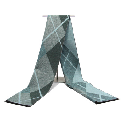 Eșarfă de iarnă cu ciucuri în carouri șaluri imitație de cașmir șaluri moi îngroșate Moda scoțiană pentru femei