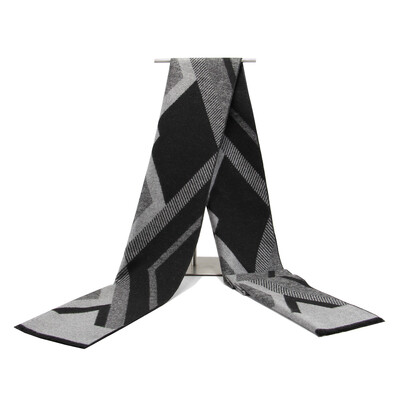 Eșarfă de iarnă cu ciucuri în carouri șaluri imitație de cașmir șaluri moi îngroșate Moda scoțiană pentru femei