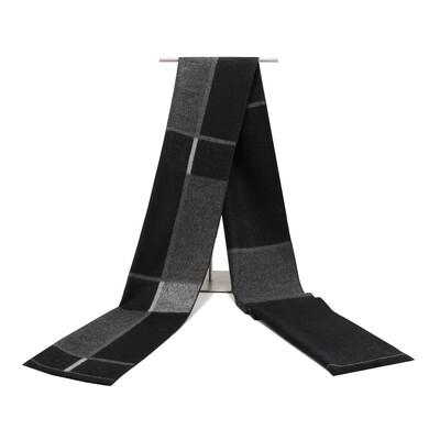 Eșarfă de iarnă cu ciucuri în carouri șaluri imitație de cașmir șaluri moi îngroșate Moda scoțiană pentru femei