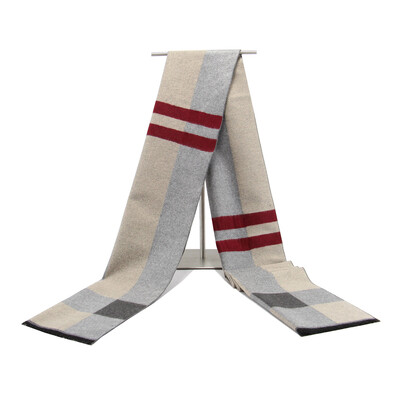 Eșarfă de iarnă cu ciucuri în carouri șaluri imitație de cașmir șaluri moi îngroșate Moda scoțiană pentru femei