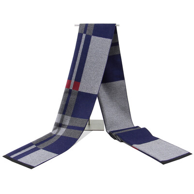 Eșarfă de iarnă cu ciucuri în carouri șaluri imitație de cașmir șaluri moi îngroșate Moda scoțiană pentru femei