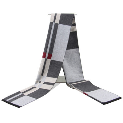 Eșarfă de iarnă cu ciucuri în carouri șaluri imitație de cașmir șaluri moi îngroșate Moda scoțiană pentru femei