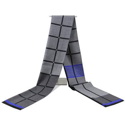 Eșarfă de iarnă cu ciucuri în carouri șaluri imitație de cașmir șaluri moi îngroșate Moda scoțiană pentru femei