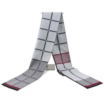 Eșarfă de iarnă cu ciucuri în carouri șaluri imitație de cașmir șaluri moi îngroșate Moda scoțiană pentru femei
