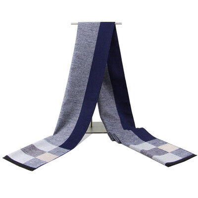 Eșarfă de iarnă cu ciucuri în carouri șaluri imitație de cașmir șaluri moi îngroșate Moda scoțiană pentru femei