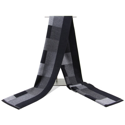 Eșarfă de iarnă cu ciucuri în carouri șaluri imitație de cașmir șaluri moi îngroșate Moda scoțiană pentru femei