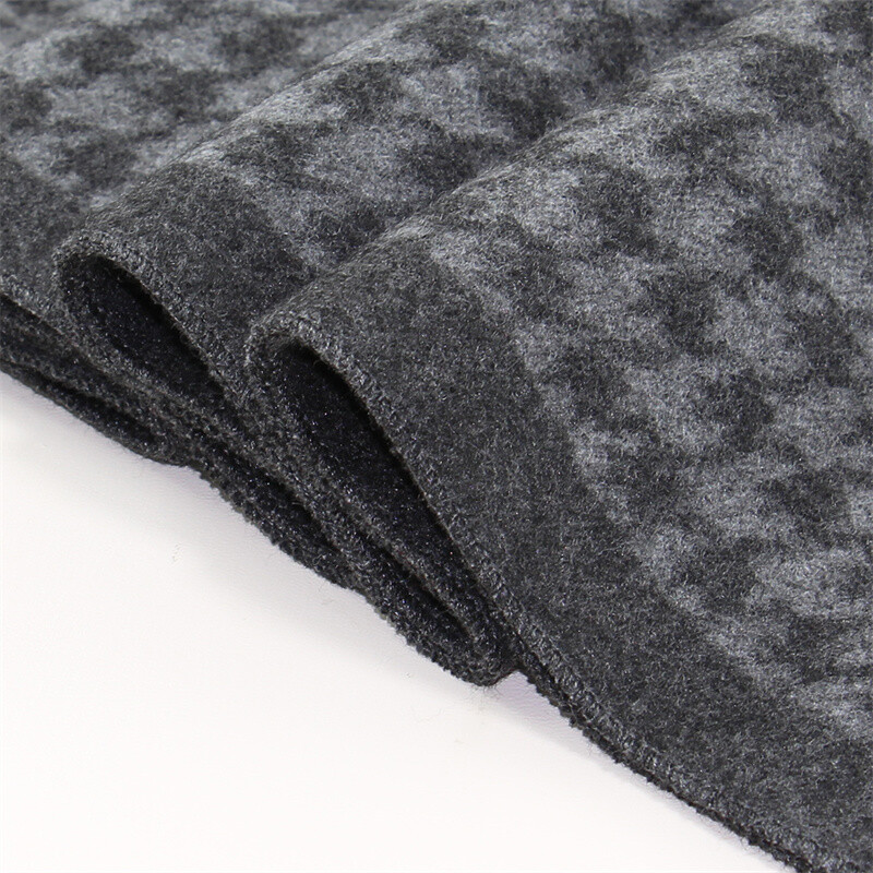 Eșarfă de iarnă cu ciucuri în carouri șaluri imitație de cașmir șaluri moi îngroșate Moda scoțiană pentru femei