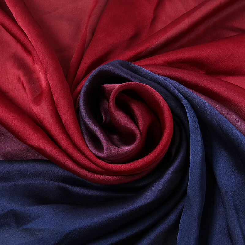 Új érkezés Gradiens selyem szatén hidzsáb ombre sál muszlim sálak hosszú kendőbevonat divat női fejkendő kiváló minőségű fejpánt