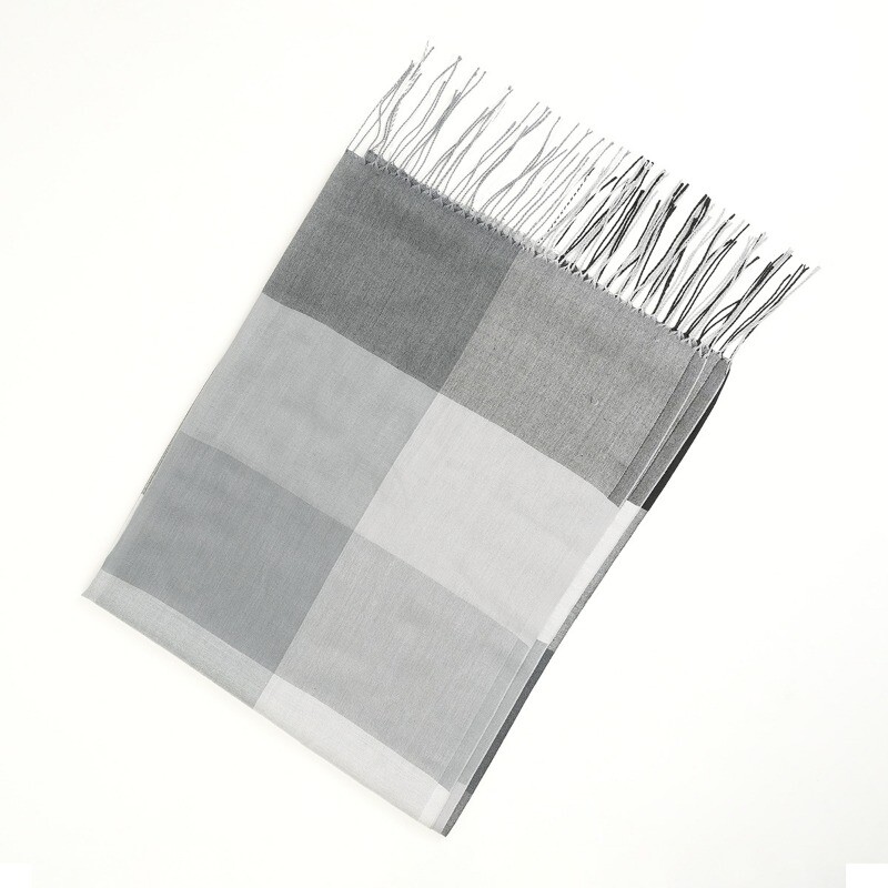 Divat Trend Kockás Bojt Férfi Sál Téli Utánzat Kasmír Ingázó Hidegvédelem Sálak Kendő Ruházat Kiegészítők